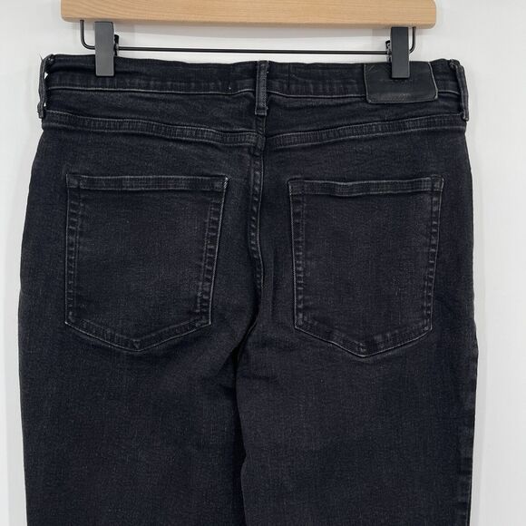 Everlane Womens Jeans Size 32 Tall Black High Rise Skinny Stretch Denim - Picture 5 of 9